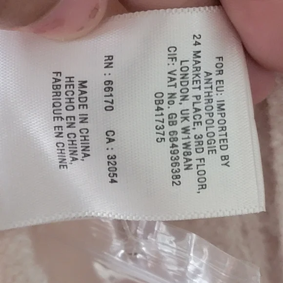 ANTHROPOLOGIE by KNITTED & KNOTTED CABLEKNIT BOILED WOOL BLAZER SIZE SMALL. - Picture 11 of 16